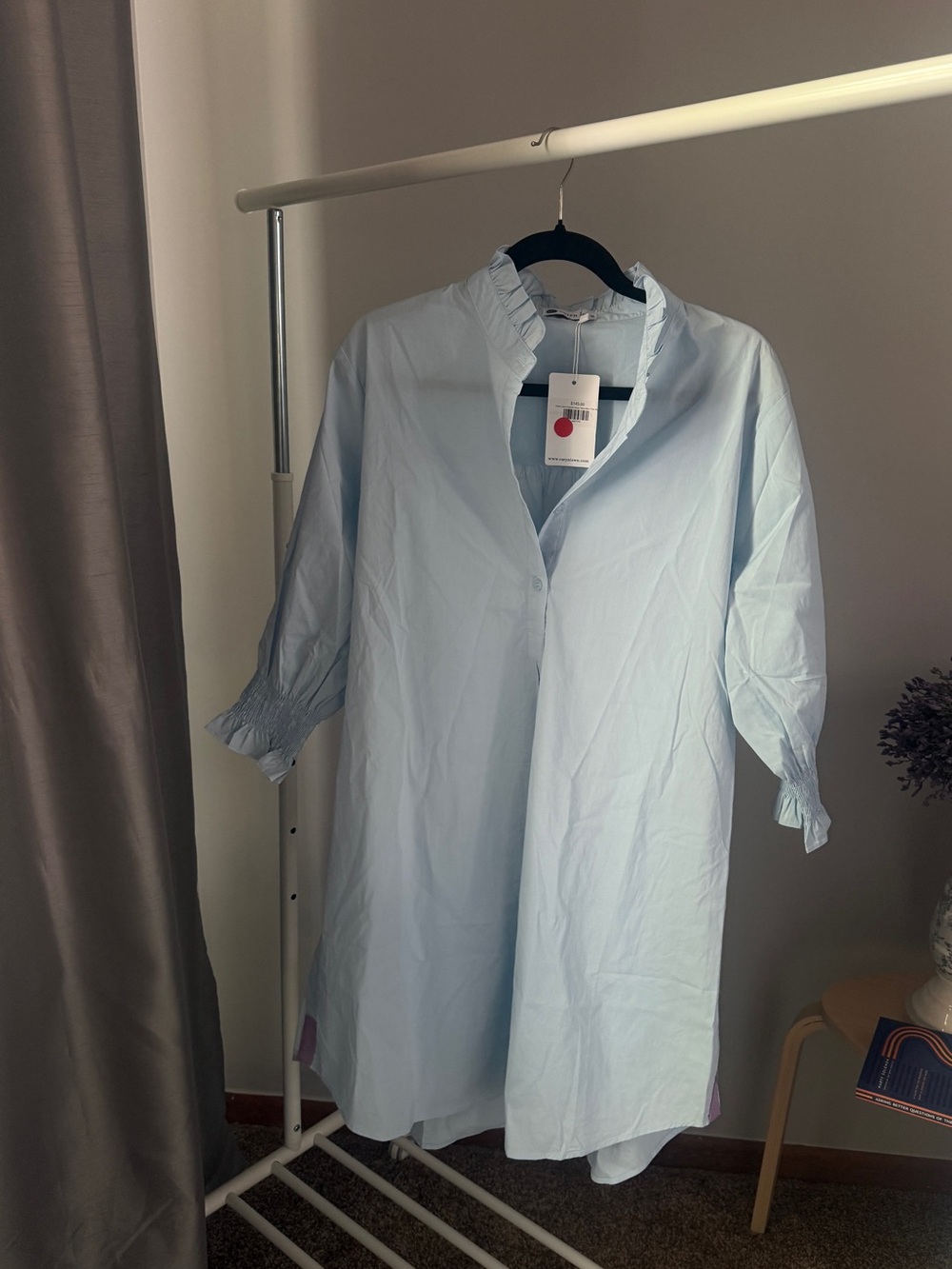 Caryn Lawn Light Blue Kimberly Dress (One Size) B8 - Picture 11 of 16